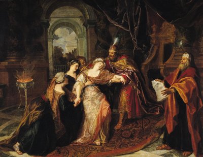Esther before Ahasuerus by Charles Antoine Coypel